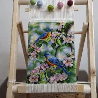 دار چوبی همراه با فرش دستبافت|تابلو فرش|تهران, سعادت‌آباد|دیوار