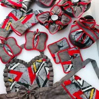 سرویس پارچه ای آشپز خانه|سفره، حوله، دستمال آشپزخانه|گنبد کاووس, |دیوار