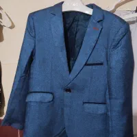 کت پسرانه آبی لیزری سایز ۶۰