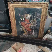 قاب اینه با کتیبه