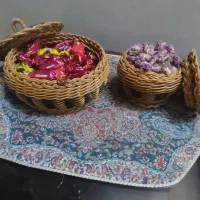 سبد های دست بافت کاربردی|صنایع دستی و سایر لوازم تزئینی|دوگنبدان, |دیوار