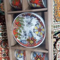 قوری و فنجان قهوه خوری ، فلاسک فلاکس آبچکان دوطبقه|حراج|قشم, |دیوار