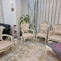 سرویس مبل کلاسیک(۹نفره) به همراه میز وسط و دو عسلی|مبلمان خانگی و میز عسلی|بابل, |دیوار