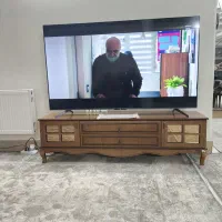 تلویزیون TCL 75 اینج با میز|تلویزیون و پروژکتور|قم, انصار‌الحسین|دیوار