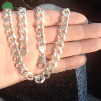 زنجیر نقره کارتیر.  عیار۹۲۵ ایتالیا.۱۰۵ گرم