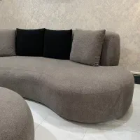 فروشمبل ب همراه پاف جنس پارچه ترک