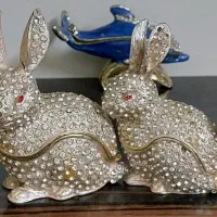 جا جواهرتی خرگوش ودکوری همراه یه دکوری فیل چینی