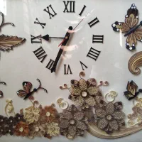 ساعت دیواری تزیینی کار دست|ساعت دیواری و تزئینی|محمدیه-قزوین, |دیوار