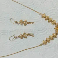 گردنبند و گوشواره طلا