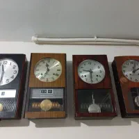 ساعت دیواری چوبی دو کوک کوکی اصل ژاپن