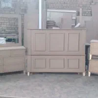 سرویس خواب خام ..تخت دونفره خام|تخت و سرویس خواب|مشهد, کلاهدوز|دیوار