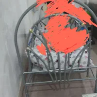 گهواره آهنی تمیزه وسالم فروش فوری