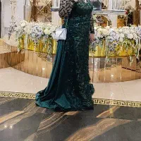 لباس مجلسی سنگ دوزی تا سایز ۵۰