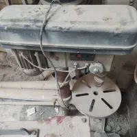 آره صندوقی .دریل .دو عدد دینام صنعتی|ماشینآلات صنعتی|اهرم, |دیوار