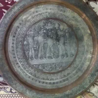 سه‌ عدد‌ سینی‌ از‌ جنس‌ برنج‌ و‌ مس|کلکسیون اشیاء عتیقه|برخوار, |دیوار