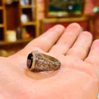 انگشتر دست ساز عقیق سیاه|جواهرات|تهران, ستارخان|دیوار