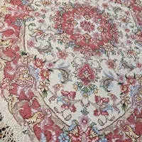 قالیچه بیضی دستبافت ۱×۱.۵|فرش|تبریز, |دیوار