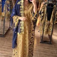 لباس کفتان سوزن دوزی