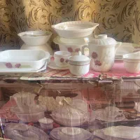 سرویس۱۰۸پارچه ارکوپال درحد نو مناسب عروس