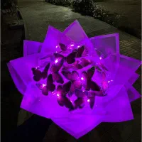 دسته گل پروانه چراغدار|صنایع دستی و سایر لوازم تزئینی|یزد, |دیوار