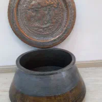 مجمعه های مسی8عدد ویک دیگ مسی