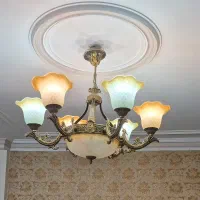 لوستر پذیرایی و اتاق خواب و آشپزخانه شیک