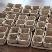 ظروف جای برنج صنایع دستی حصیری|صنایع دستی و سایر لوازم تزئینی|دزفول, |دیوار
