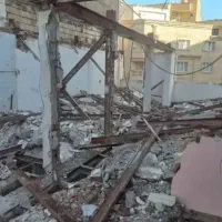 تخریب ساختمان چاه کنی کلی وجزعی تغییرات کف وتیغه ه