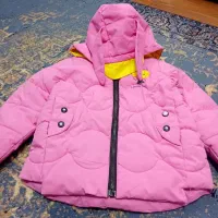 کاپشن صورتی درحد نو آدرس قزوین|لباس|دشتابی, |دیوار