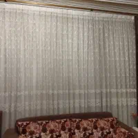 پرده پذیرایی به همراه پرده اتاق خواب در حد نو