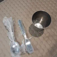 قاشق چنگال ،لیوان استیل و( کارد کره خوری ژاپنی )|ظروف سرو و پذیرایی|تهران, تهرانسر مرکزی|دیوار