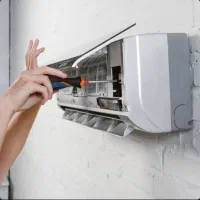 نصب وسرویس کولر دوتکه وبرقکاری ساختمان