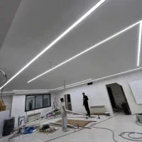 طرح و نصب لاین نوری برش کناف