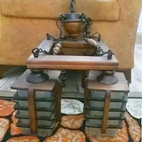 لوستر چوبی