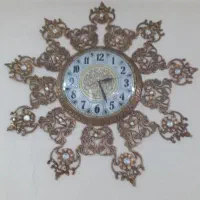 ساعت دیواری برنجی سالم نو