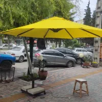 سایبان چتری/ تمام فلز /رنگ استاتیک/مستحکم|کوهنوردی و کمپینگ|تهران, فلسطین (میدان انقلاب)|دیوار