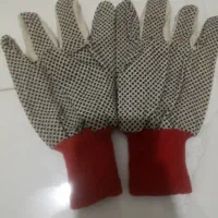 دستکش کار خالدار