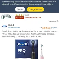 مسواک برقی اورال بی 2تایی PRO SERIES-3900خریدآلمان|آرایشی، بهداشتی، درمانی|تهران, باغ فردوس|دیوار
