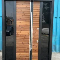 درب لابی تحویل فوری ضد سرقت چوبی در زد لابی ضدسرقت|مصالح و تجهیزات ساختمان|کرج, خرمدشت|دیوار