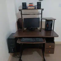 کامپیوتر ۲۱ اینچ با میز|رایانه رومیزی|تالش, هشتپر|دیوار