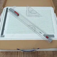 تخته رسم آ۳ Table + گونیا۴۵، اشل، شابلون ها|لوازم التحریر|تهران, شهر زیبا|دیوار