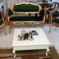 مبل فرحی ۶نفره اصل قدیمی چوب گردو آنتیک  بدون میز|مبلمان خانگی و میز عسلی|تهران, شادمان|دیوار