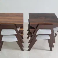 میزعسلی چمدانی تاشو،گردمعرق۳تای،تاشو پولیشی کدP9