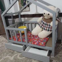 تخت کودک و نوجوان درحدنو|تخت و سرویس خواب|رباطکریم, الارد|دیوار