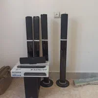سینما خانگی همراه با دستگاه DVD و فلش خور