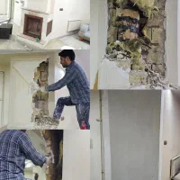 بازسازی گچکاری.کاشیکاری.بنایی.سیمانکاری.رفع رطوبت