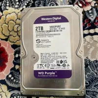هارد 2TB بنفش گارانتی اصلی سازگار در حد نو