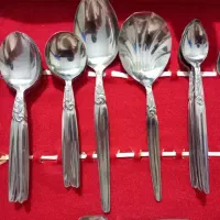 قاشق و چنگال ۷۵ پارچه stainless steel|ظروف سرو و پذیرایی|تهران, طرشت|دیوار