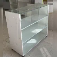 پیشخوان ویترین دکور3طبقه.شیشه8میل اندازه استاندارد|بوفه، ویترین، کنسول|نوشهر, |دیوار