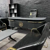 میز.مدیریت ماهان صندلی اداری جیوان مبل ۴نفره چرمی